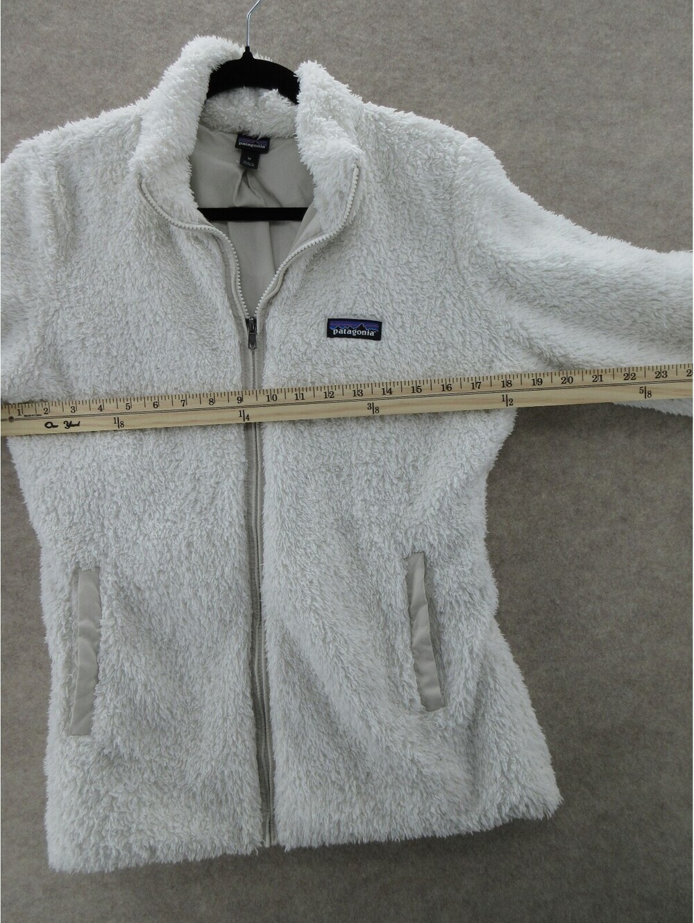 Patagonia Women’s Los Gatos Full Zip Fleece Jacket Birch White Medium - Picture 4 of 6